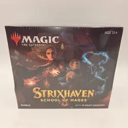 Sealed Magic the Gathering Strixhaven School of Mages Booster Bundle STX MB0008 - Image 1