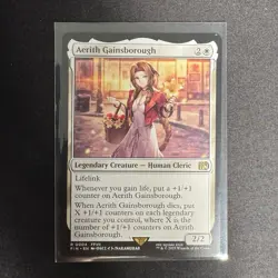 Aerith Gainsborough - Final Fantasy #0004 MTG Magic The Gathering NON FOIL - Image 1