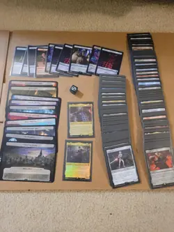 Magic Doctor Dr Who Masters of Evil Commander Deck MTG COMPLETE SLEEVED Daleks - Image 1