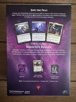 2018 MTG Subjective Reality Commander Deck MTG Factory Sealed! - Image 2