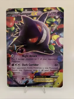 Gengar EX 34/119 Pokemon TCG XY Phantom Forces Ultra Rare Holo NM/Mint Fresh OS - Image 1