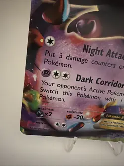 Gengar EX 34/119 Pokemon TCG XY Phantom Forces Ultra Rare Holo NM/Mint Fresh OS - Image 5