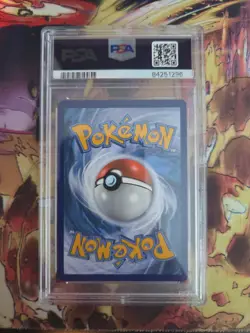 2021 POKEMON SM BLACK STAR PROMO #SM247 FULL ART/RESHIRAM & CHARIZARD GX PSA 9 - Image 2