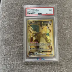Pokemon XY Evolutions #106 FA Dragonite EX 2016 PSA 9 Mint - Image 1