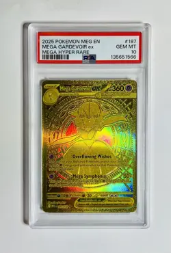 2025 POKEMON MEG EN-MEGA EVOLUTION MEGA HYPER RARE #187 MEGA GARDEVOIR EX PSA 10 - Image 1