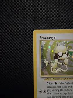 Carta Pokemon Smeargle Holo 11/75 Neo Discovery Eng - Vintage - PL - Image 3