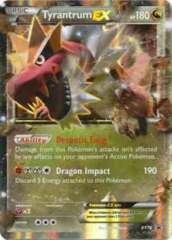 1x (P) Tyrantrum EX - XY70 - Tyrantrum EX Box Exclusive Promos Pokemon - Image 1