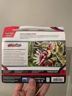Pokemon TCG Scarlet and Violet Base Set - 3 Pack Triple Booster Blister Arcanine - Image 2