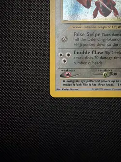 Carta Pokemon Scizor holo 10/75 Neo Discovery Eng - Vintage - GD/Exc - Image 5