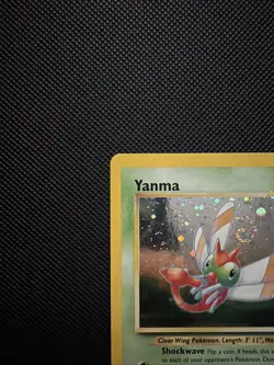 Carta Pokemon Yanma Holo 17/75 Neo Discovery Eng - Vintage - GD/Exc - Image 3