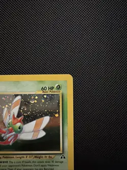 Carta Pokemon Yanma Holo 17/75 Neo Discovery Eng - Vintage - GD/Exc - Image 4