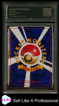 LT. SURGE'S ELECTABUZZ POKEMON 125 LEADER'S STADIUM JAPANESE HOLO PCG 9 - Image 2