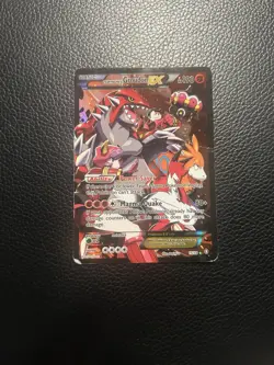 Pokemon TCG Team Magma's Groudon EX 15/34 Double Crisis Holo Rare Damaged - Image 1
