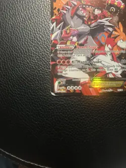 Pokemon TCG Team Magma's Groudon EX 15/34 Double Crisis Holo Rare Damaged - Image 2