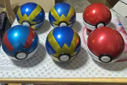 Lot of 6 Empty Pokemon Pokeball Tins - Image 1