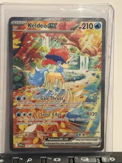 Pokemon TCG White Flare Keldeo Ex SIR Secret Illustration Rare #167/086 RAW - Image 1