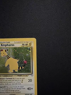 Carta Pokemon Ampharos Holo 1/64 Neo Revelation Eng - Vintage - LP - Image 4