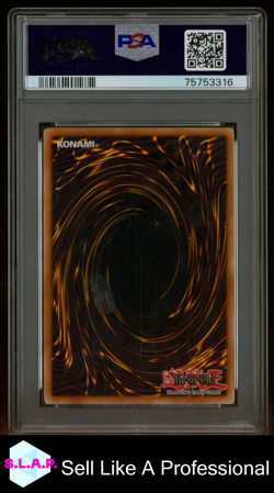 BLUE-EYES WHITE DRGN. YU-GI-OH! PROMO FORBIDDEN LEGACY 2005 EN001 PSA 9 - Image 2