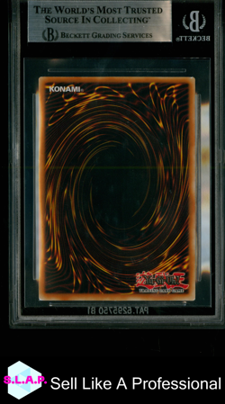 ELEMENTARHELD GLOW NEOS YUGIOH STON-DE036 2007 STRIKE /NEOS 1ST UR DE BGS 7,5 - Image 2