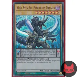 Yugioh Odd-Eyes Arc Pendulum Dragon LEDD-ENC00 Ultra Rare 1st Edition NM - Image 1