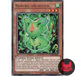 Yugioh Bururu @Ignister IGAS-EN022 Rare 1st Edition NM - Image 1