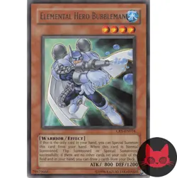 Yugioh Elemental HERO Bubbleman CRV-EN014 Rare NM - Image 1