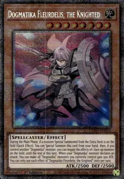 Dogmatika Fleurdelis, the Knighted 1st Ed Starlight Rare CH01-EN015 Yu-Gi-Oh! - Image 1