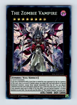 The Zombie Vampire - BACH-EN045 - Secret Rare - 1st Edition - NM - Yugioh - Image 1