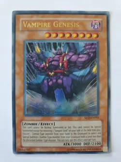 Yugioh Vampire Genesis SD2-EN001 Ultra Rare Foil - Image 1