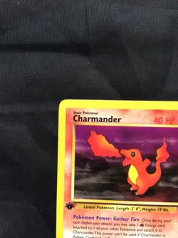 Pokemon Cards: Team Rocket 1st Edition Common: Charmander 50/82 - Image 2