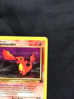 Pokemon Cards: Team Rocket 1st Edition Common: Charmander 50/82 - Image 3