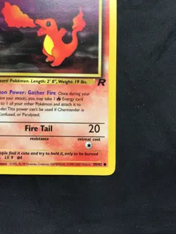 Pokemon Cards: Team Rocket 1st Edition Common: Charmander 50/82 - Image 4