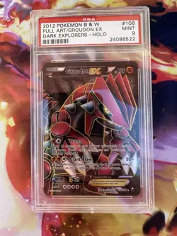 Groudon EX (106 Full Art) 106/108 Dark Explorers Holo for sale online - Image 1