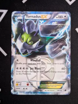 Tornadus EX 98/116 BW Plasma Freeze 2013 Pokemon Card Ultra Rare LP - Image 1