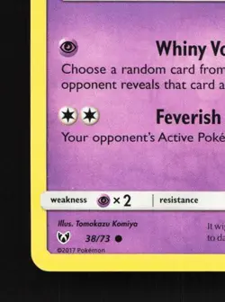 Jynx 38/73 LP Shining Legends English Pokemon Card TCG - Image 2