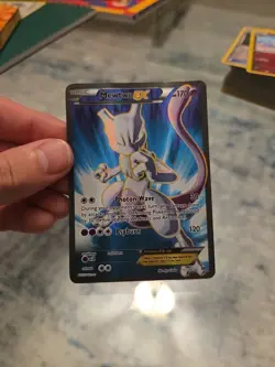 Pokemon TCG Mewtwo EX 157/162 XY Breakthrough Card LP - Image 1