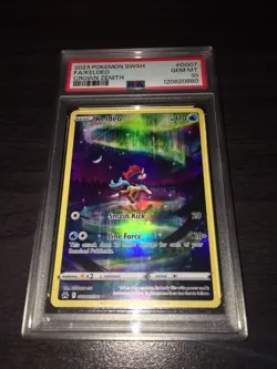 2023 PSA 10 Pokemon Crown Zenith Keldeo Galarian Gallery Full Art GG07/GG70 Card - Image 1