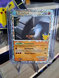 Pokemon Card Donphan 107/123 Celebrations Classic Collection Near Mint - Image 1