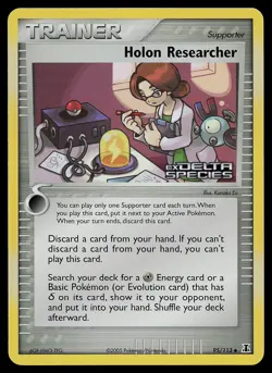 Pokemon Card - Holon Researcher Delta Species Stamped 95/113 Reverse Holo - Image 1