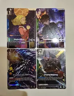 Gundam card game Newtype Rising mixed lot- LR+ & R+ lot - Image 1