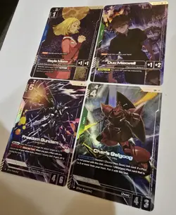 Gundam card game Newtype Rising mixed lot- LR+ & R+ lot - Image 2