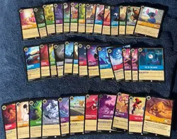 Disney Lorcana 1st First Chapter Card Lot Mint - Image 3