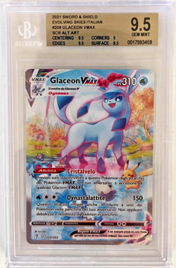 Pokemon Card Glaceon Vmax 209/203 Set Evoluzioni Eteree ITA Italiano BGS 9,5 PSA - Image 1