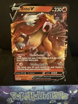 Pokemon Card Entei V 022/172 Brilliant Stars Half Art Ultra Rare Near Mint - Image 1
