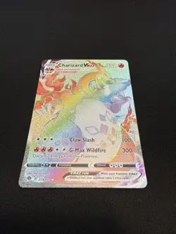Pokemon TCG Charizard VMAX Rainbow Secret Rare Card 074/073 Champions Path - Image 2