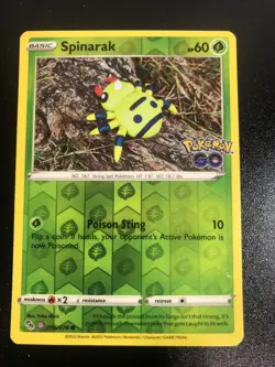 Pokemon Spinarak / Numel / Bidoof Pokemon GO Secret Ditto Peel Away Set Cards - Image 1