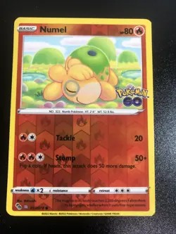 Pokemon Spinarak / Numel / Bidoof Pokemon GO Secret Ditto Peel Away Set Cards - Image 3