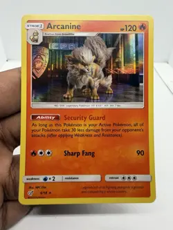 Arcanine 6/18 2019 Detective Pikachu Pokemon Card TCG Holo Promo Exclusive NM - Image 1