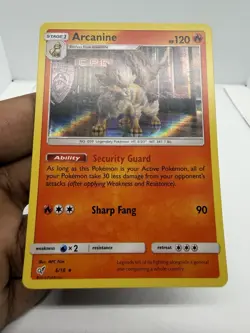 Arcanine 6/18 2019 Detective Pikachu Pokemon Card TCG Holo Promo Exclusive NM - Image 4