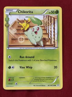 Pokemon Card Chikorita Radiant Collection Generations RC1/RC32 Near Mint - Image 1